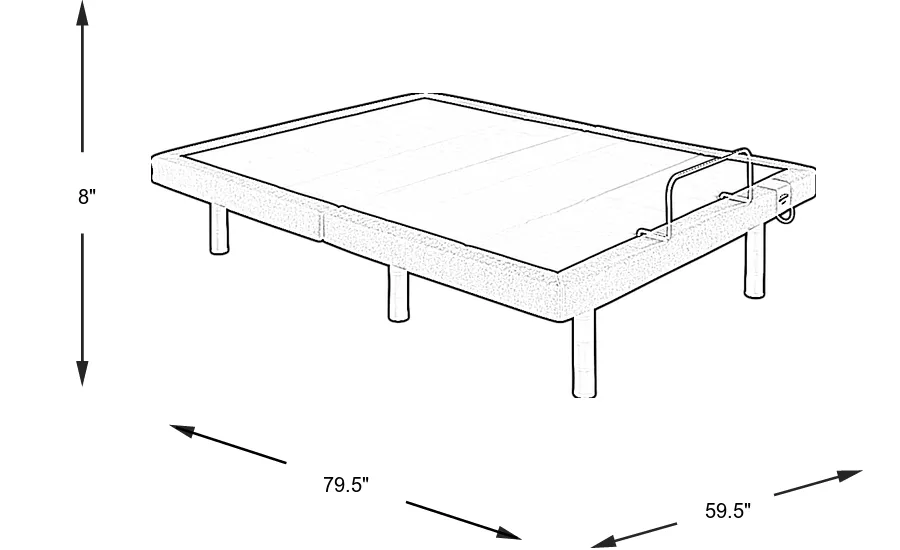 Dimension Image. Please refer to the Dimension Tab on this page for dimension details.