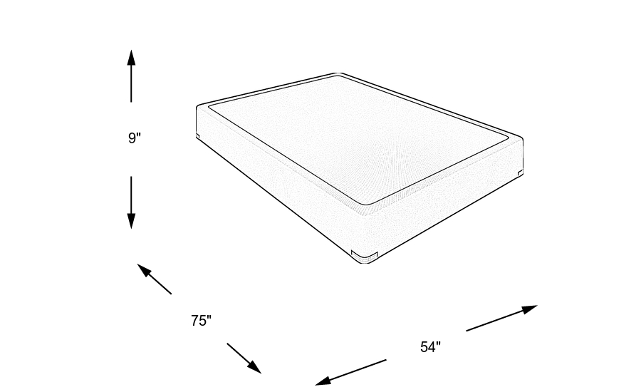Dimension Image. Please refer to the Dimension Tab on this page for dimension details.