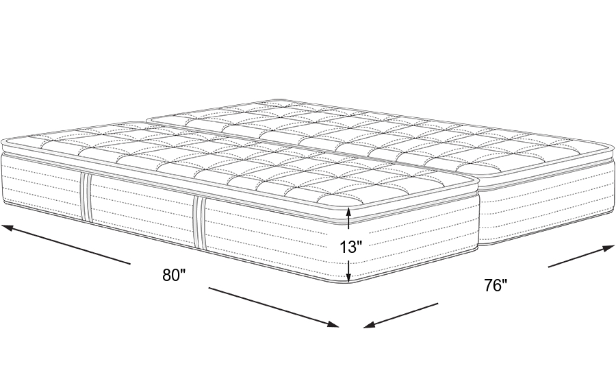 Dimension Image. Please refer to the Dimension Tab on this page for dimension details.