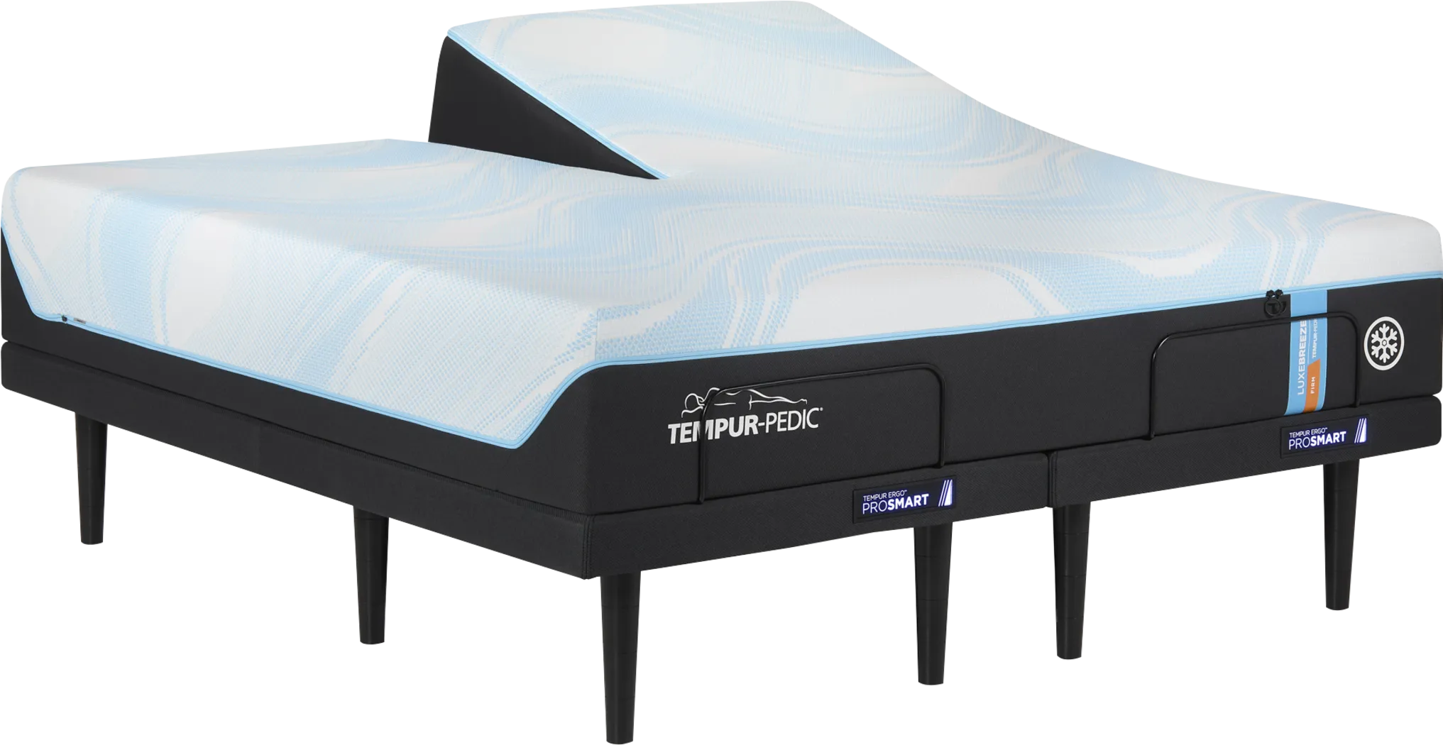 Tempur-Pedic LuxeBreeze Firm Split Head King Mattress - Thumbnail - Image 1