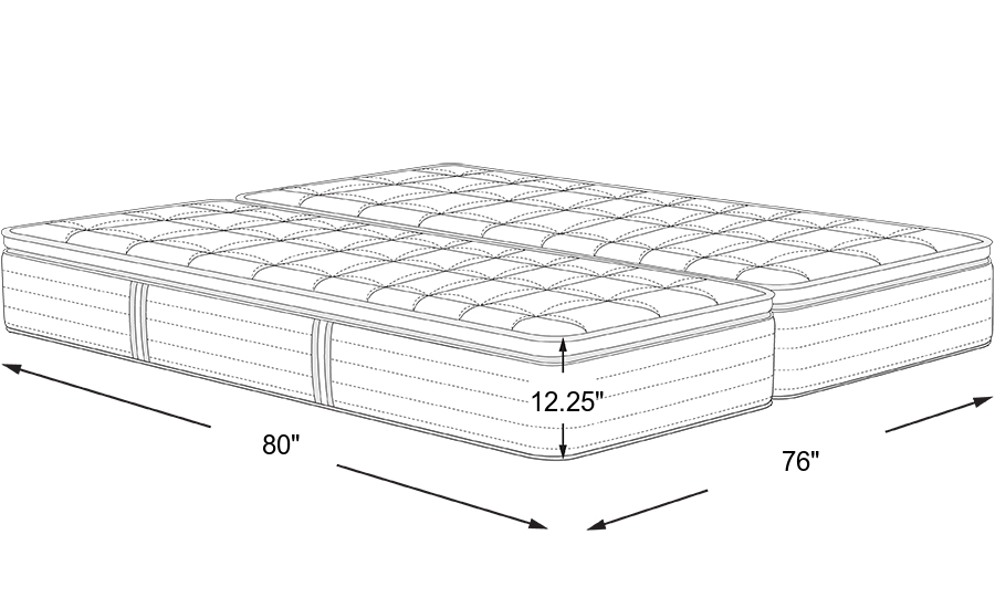 Dimension Image. Please refer to the Dimension Tab on this page for dimension details.