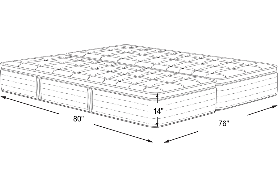 Dimension Image. Please refer to the Dimension Tab on this page for dimension details.