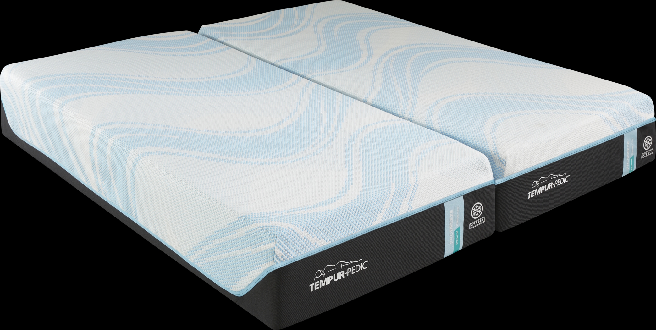 Tempur-Pedic ProBreeze 2.0 Medium Hybrid Split King Mattress (2 TWXL) - Thumbnail - Image 1