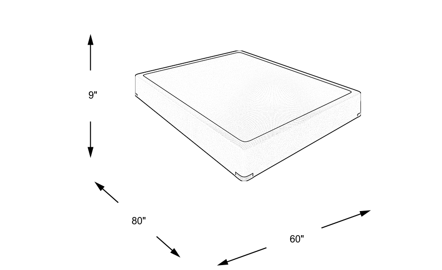Dimension Image. Please refer to the Dimension Tab on this page for dimension details.