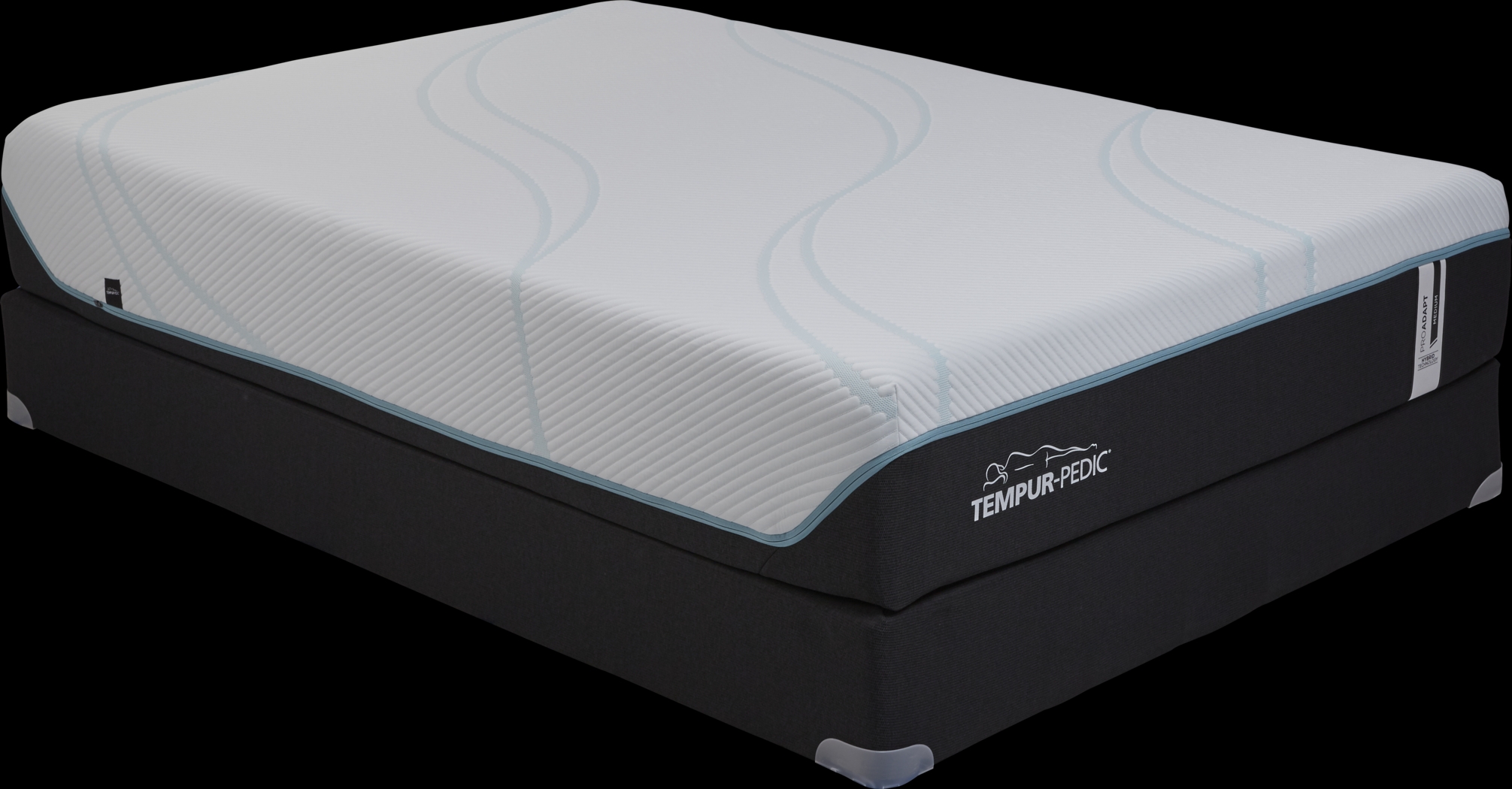 Tempur-ProAdapt Medium Hybrid High Profile King Mattress Set - Thumbnail - Image 1