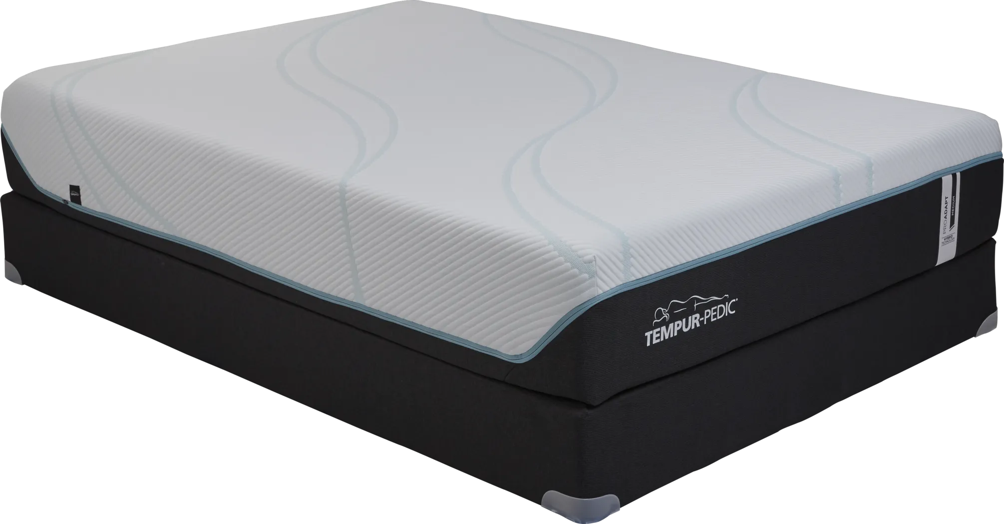 Tempur-ProAdapt Medium Hybrid Low Profile King Mattress Set - Thumbnail - Image 1