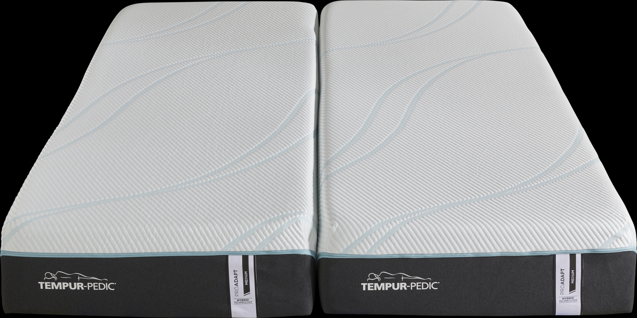 Tempur-ProAdapt Medium Hybrid Split California King Mattresses - Thumbnail - Image 2