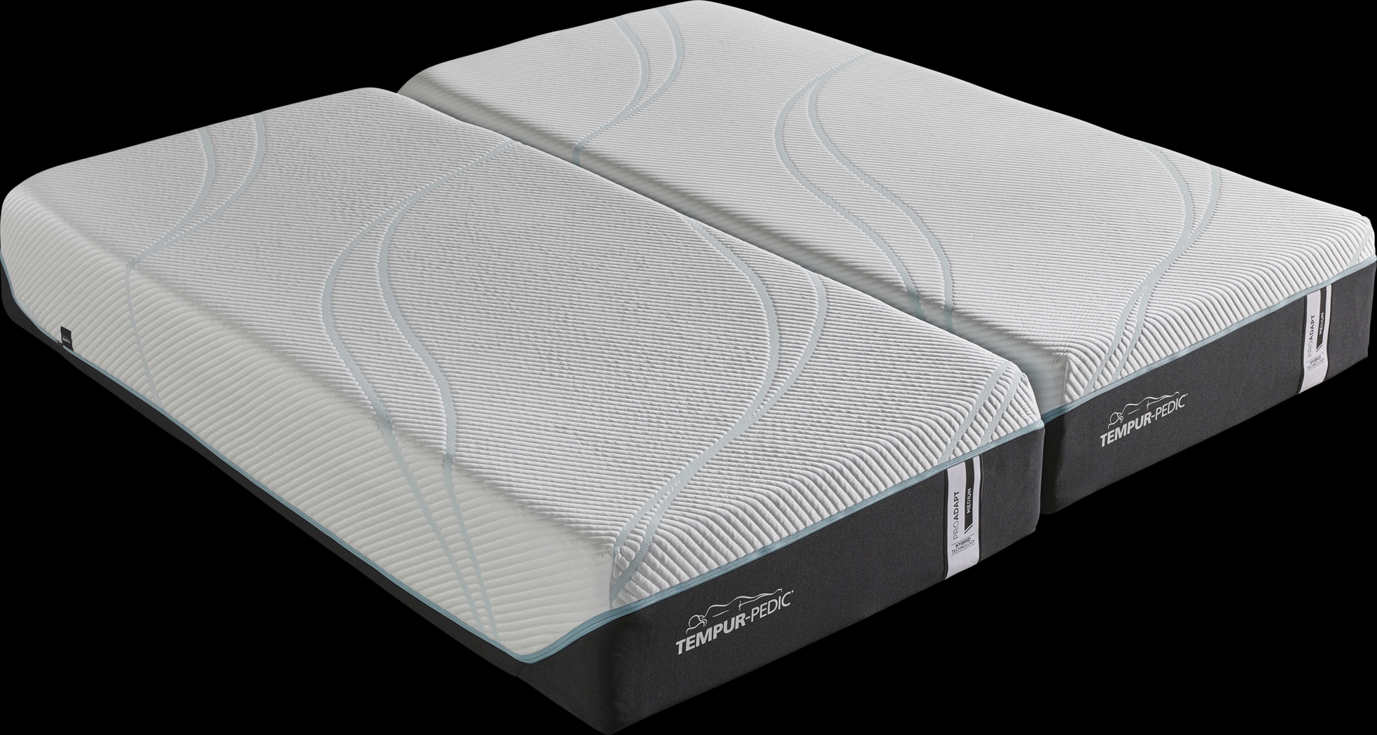 Tempur-ProAdapt Medium Hybrid Split California King Mattresses - Thumbnail - Image 1