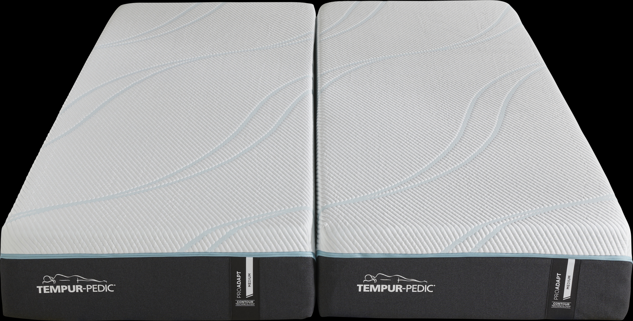 Tempur-ProAdapt Medium Split California King Mattresses - Thumbnail - Image 2