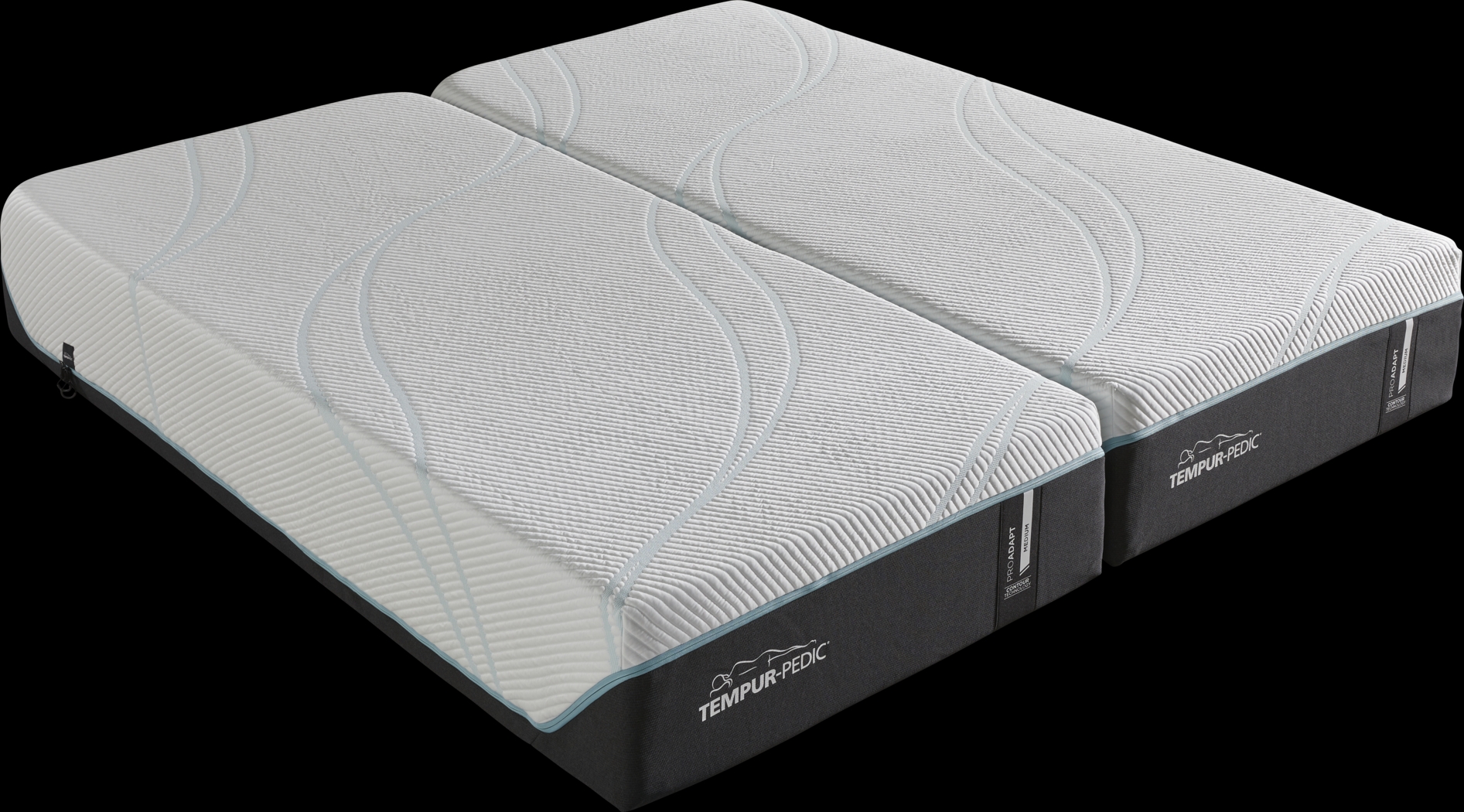 Tempur-ProAdapt Medium Split California King Mattresses - Thumbnail - Image 1