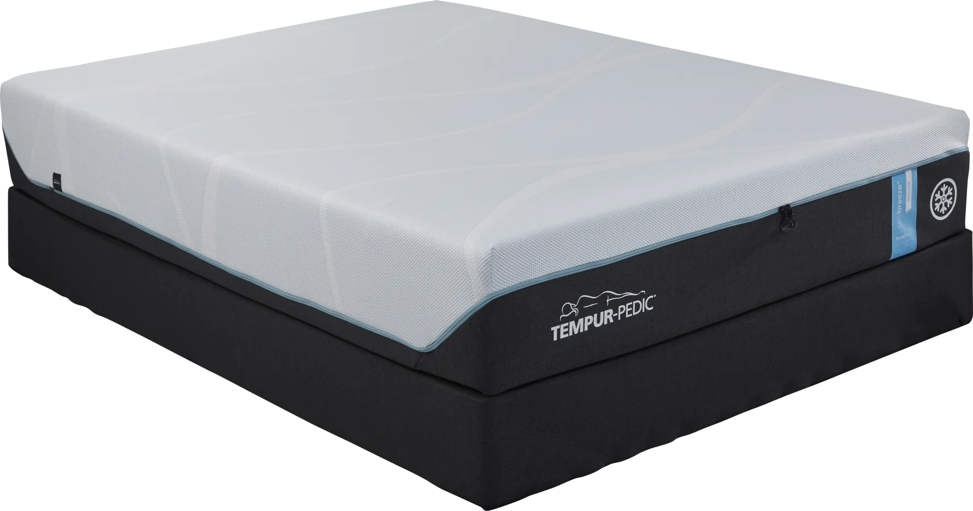 Tempur-ProBreeze Medium High Profile King Mattress Set - Thumbnail - Image 1