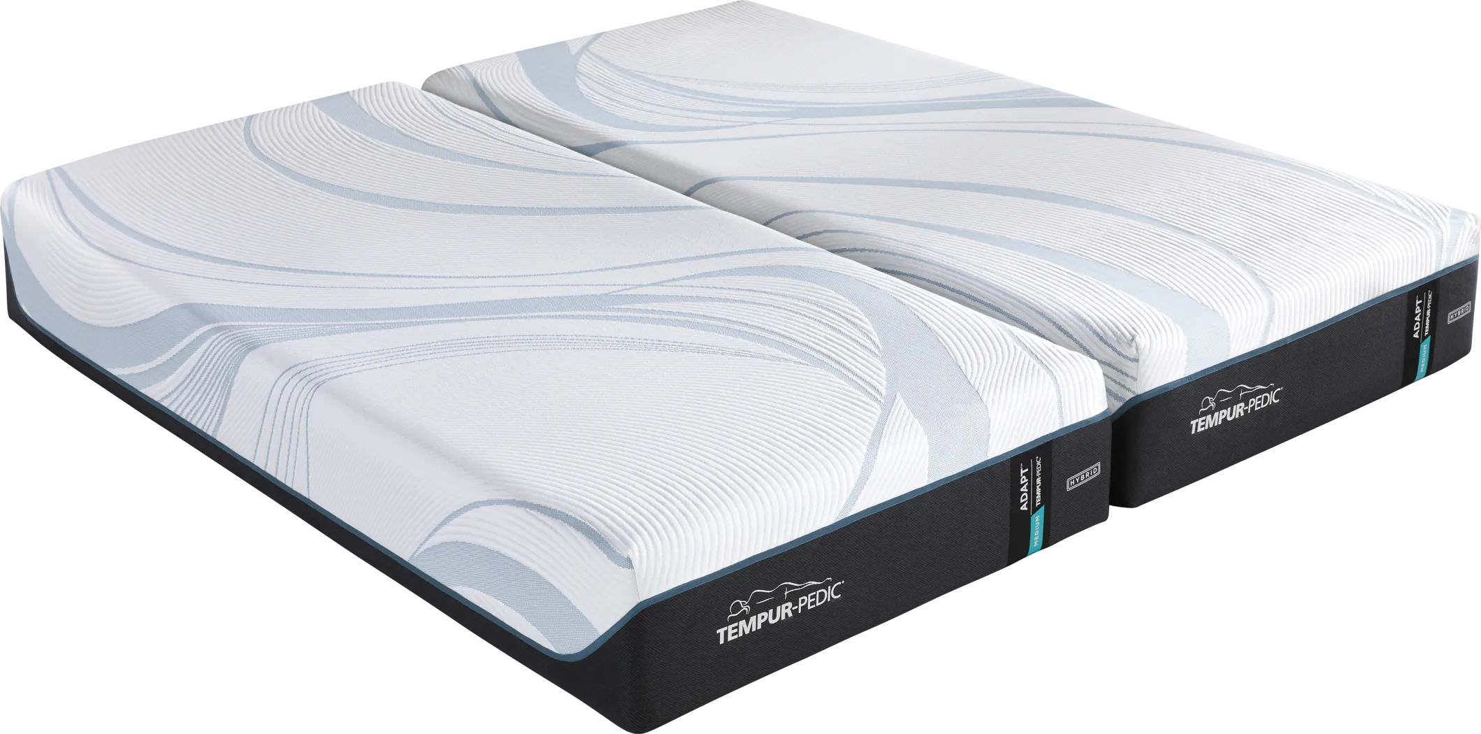 Tempur-Pedic Adapt Medium Hybrid Split King Mattress Pair - Thumbnail - Image 1