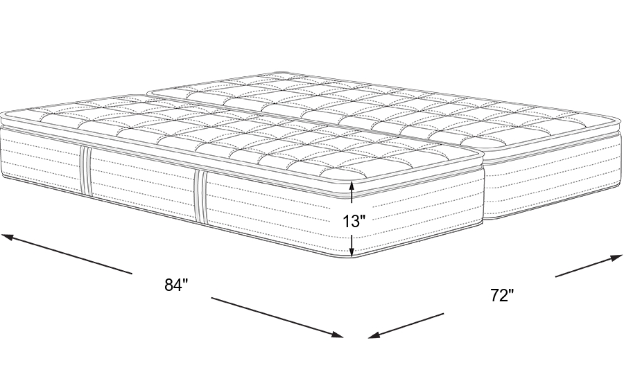 Dimension Image. Please refer to the Dimension Tab on this page for dimension details.