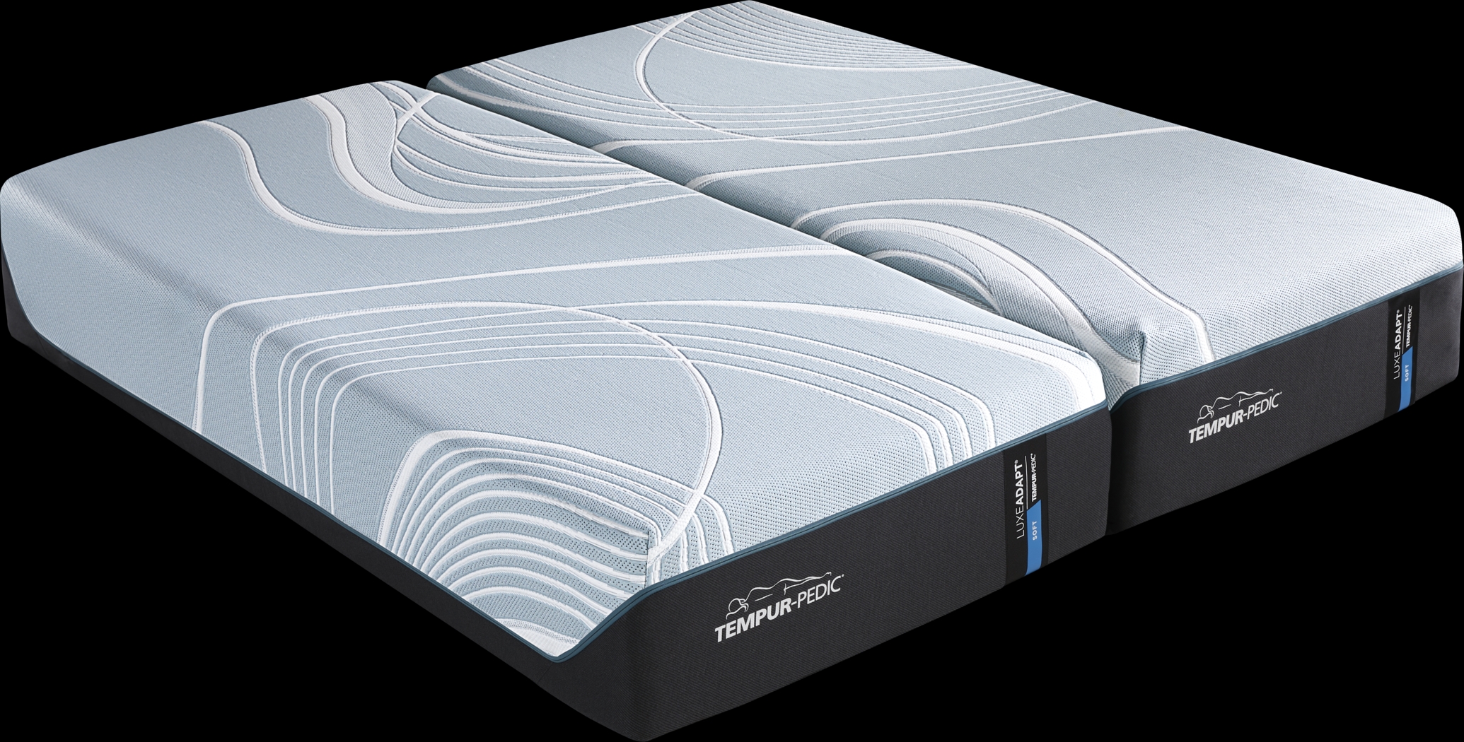 Tempur-Pedic LuxeAdapt Soft Split King Mattress Pair - Thumbnail - Image 1