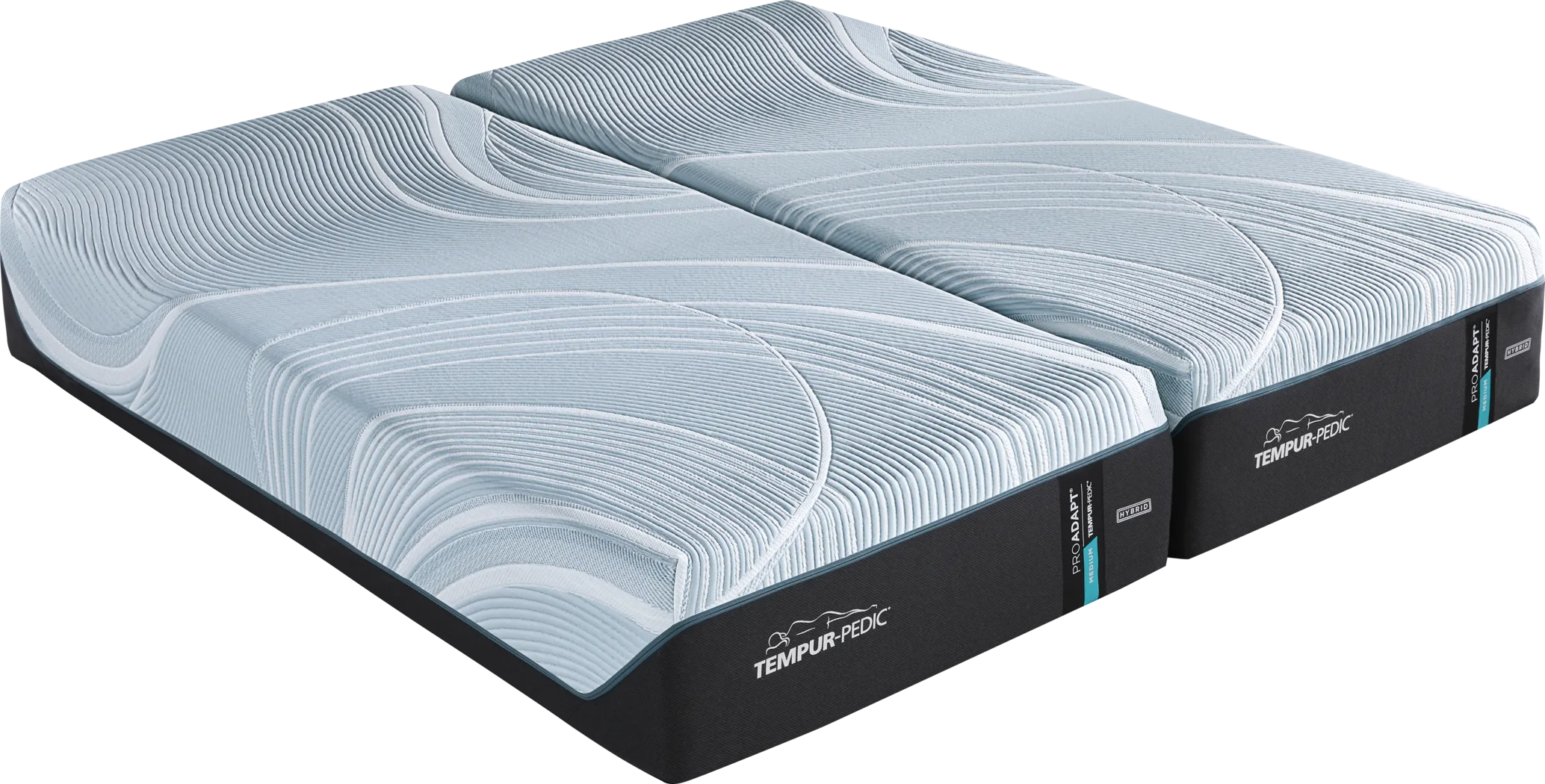 Tempur-Pedic ProAdapt Medium Hybrid Split King Mattress Pair - Thumbnail - Image 1