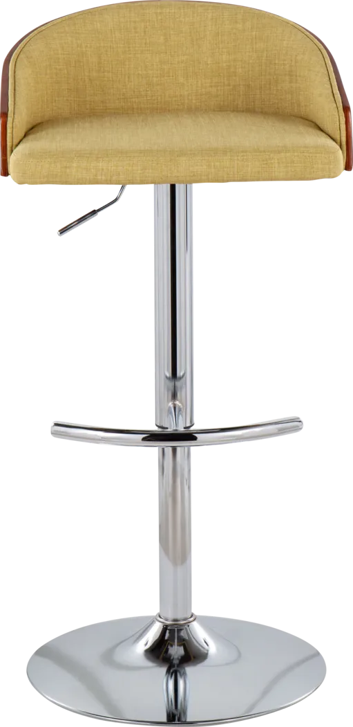 Tenlynn Green Adjustable Swivel Barstool, Set of 3 - Thumbnail - Image 9