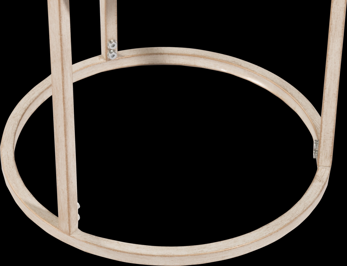 Tennyson White Vanity Stool - Thumbnail - Image 8