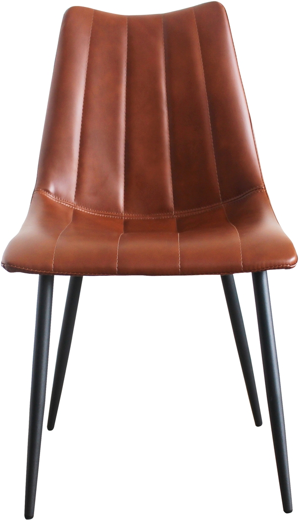 Tenton Brown Side Chair, Set of 2 - Thumbnail - Image 2