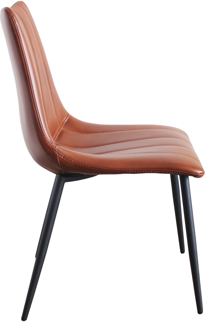 Tenton Brown Side Chair, Set of 2 - Thumbnail - Image 3