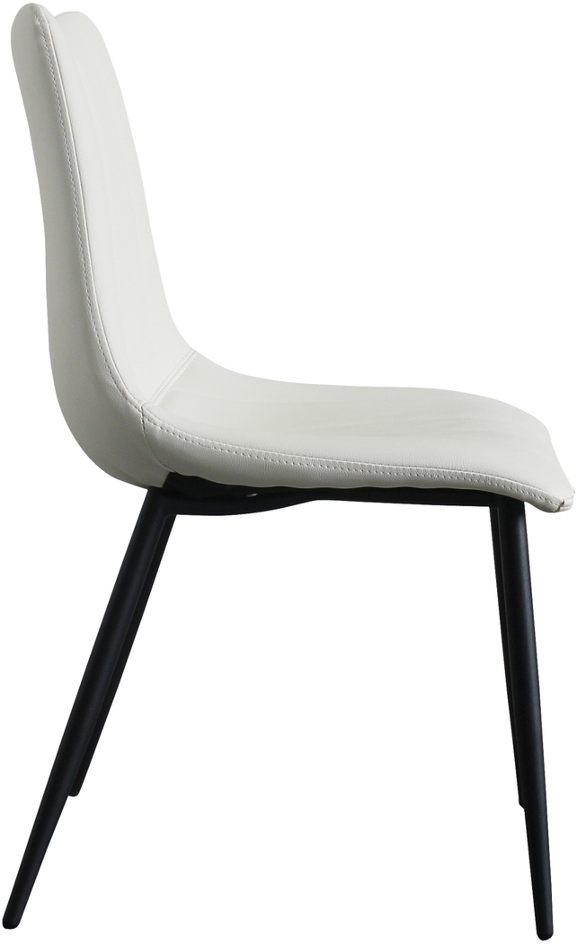 Tenton White Side Chair, Set of 2 - Thumbnail - Image 3