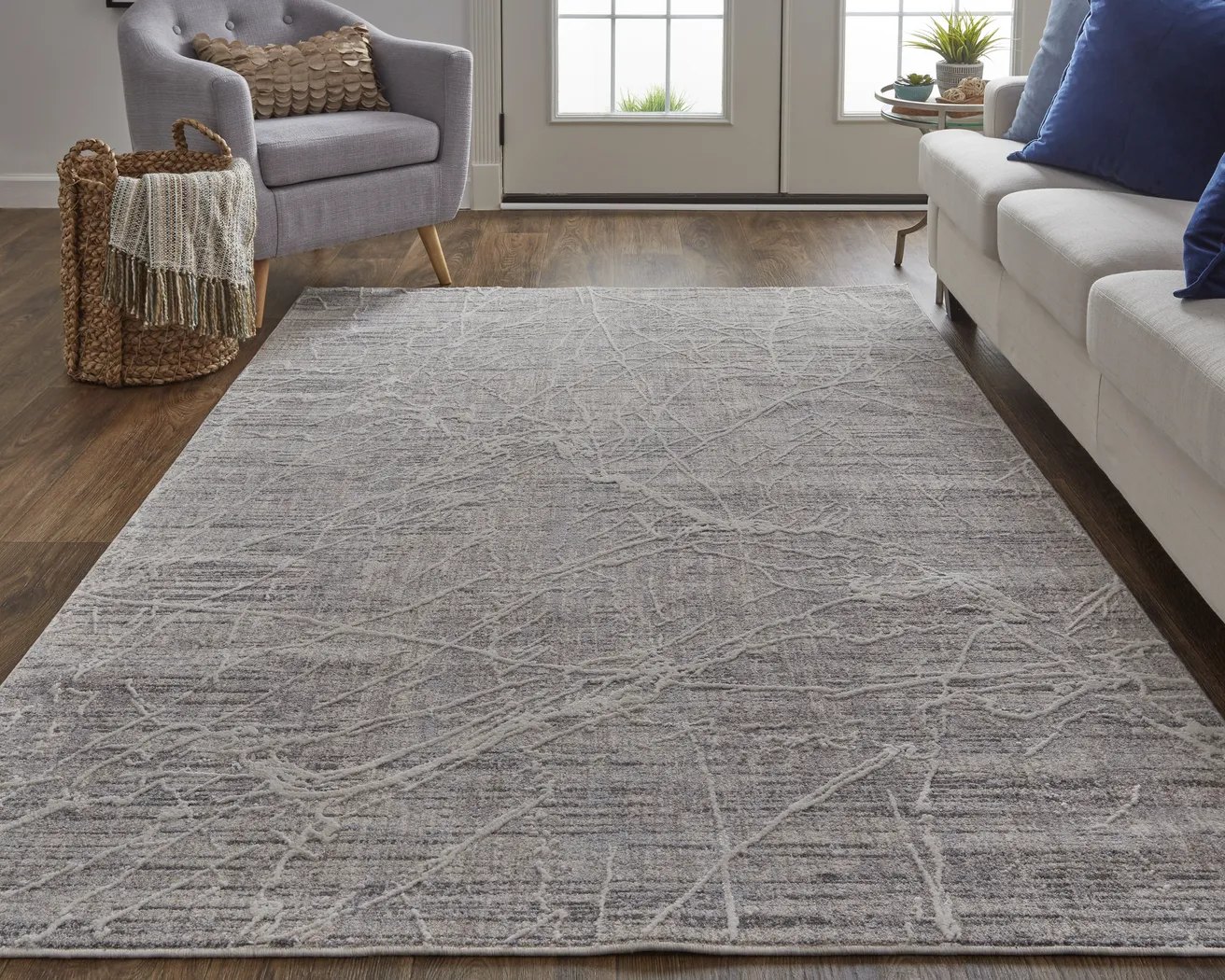 Tepise Taupe 6'7 x 9'4 Rug - Thumbnail - Image 2