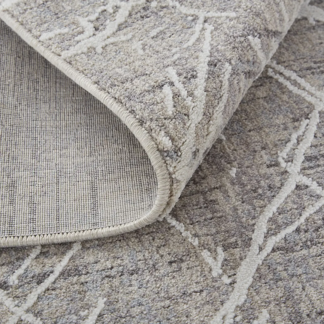 Tepise Taupe 6'7 x 9'4 Rug - Thumbnail - Image 5