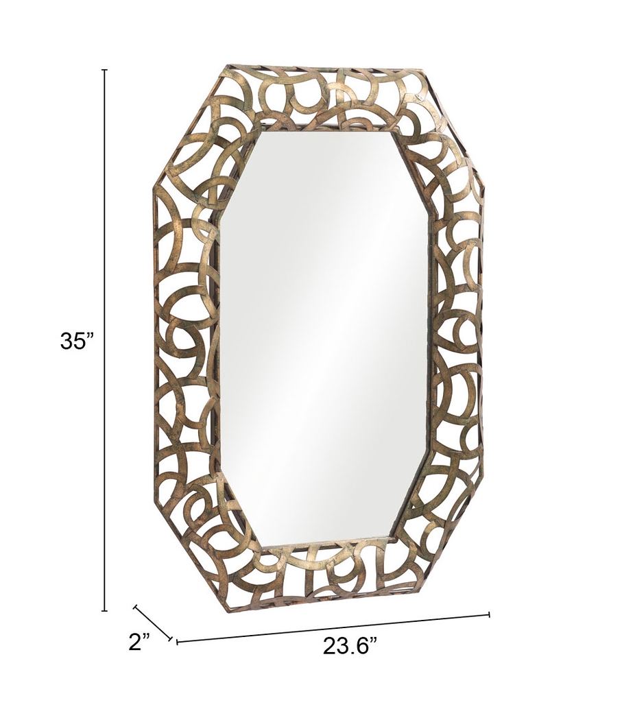 Tequesta Gold Mirror - Thumbnail - Image 6