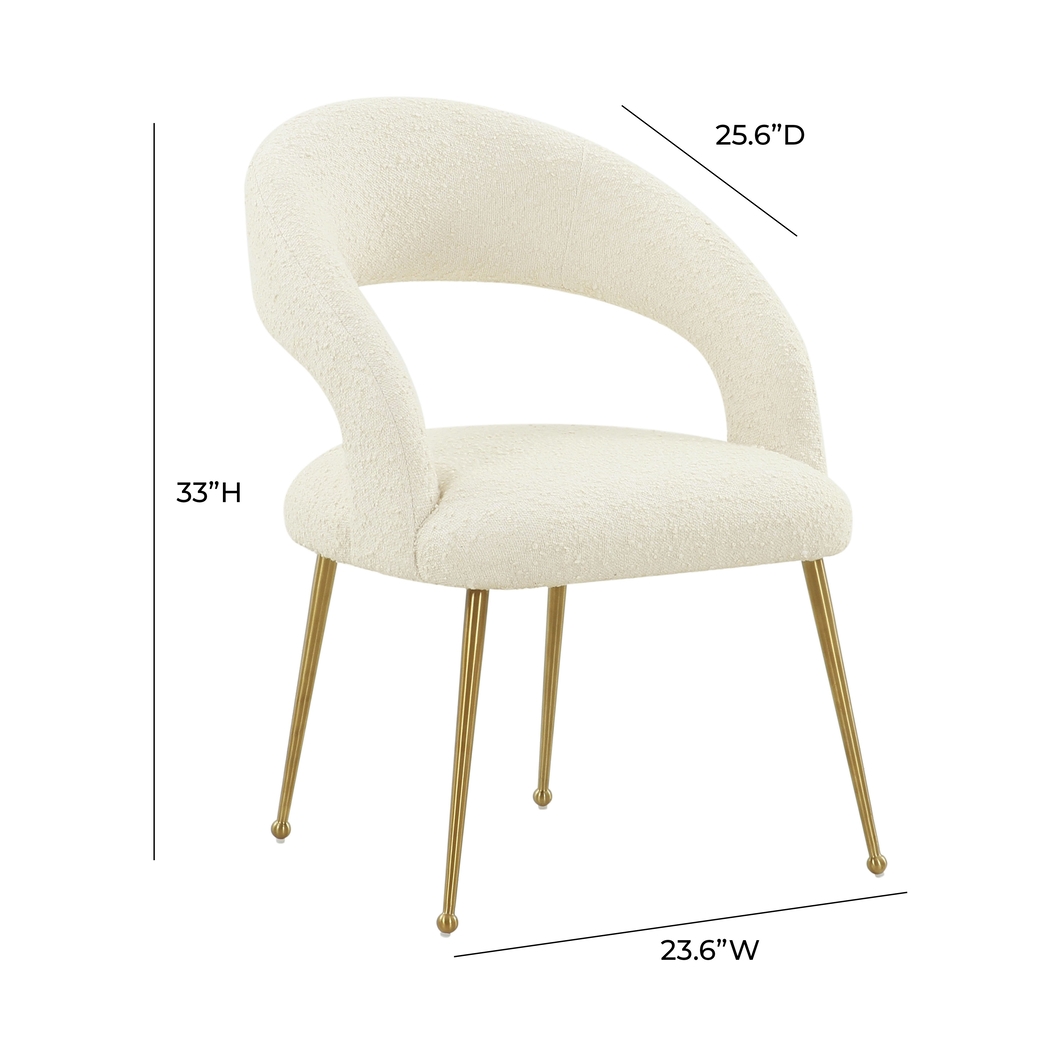Teracalie I Cream Arm Chair - Thumbnail - Image 6