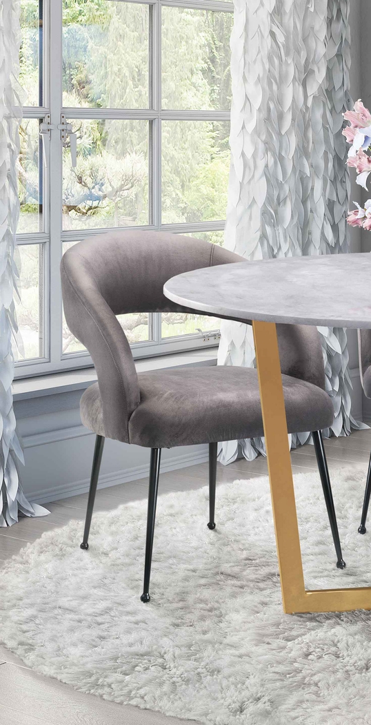 Teracalie III Gray Dining Chair - Thumbnail - Image 5