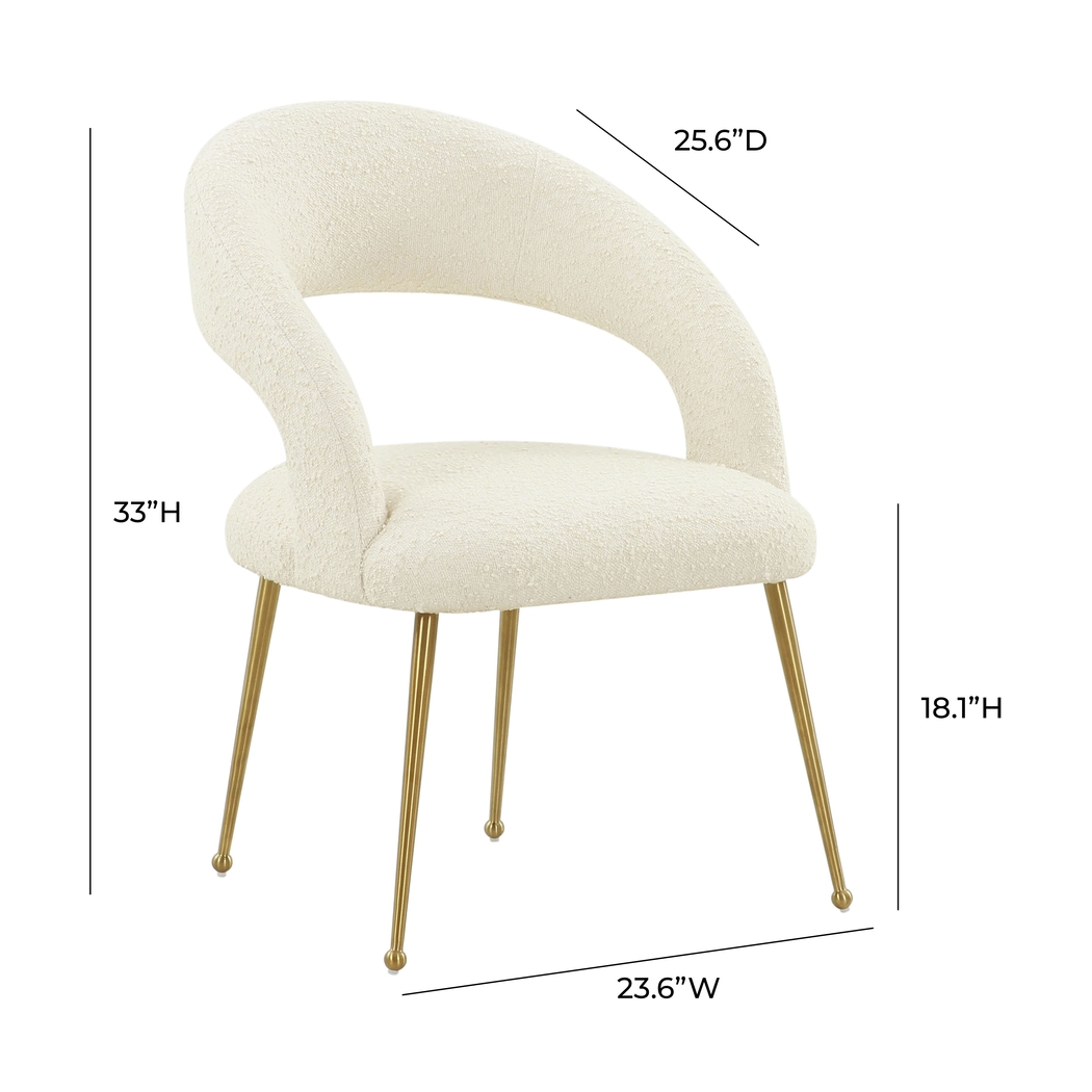 Teracalie IV Cream Arm Chair - Thumbnail - Image 6