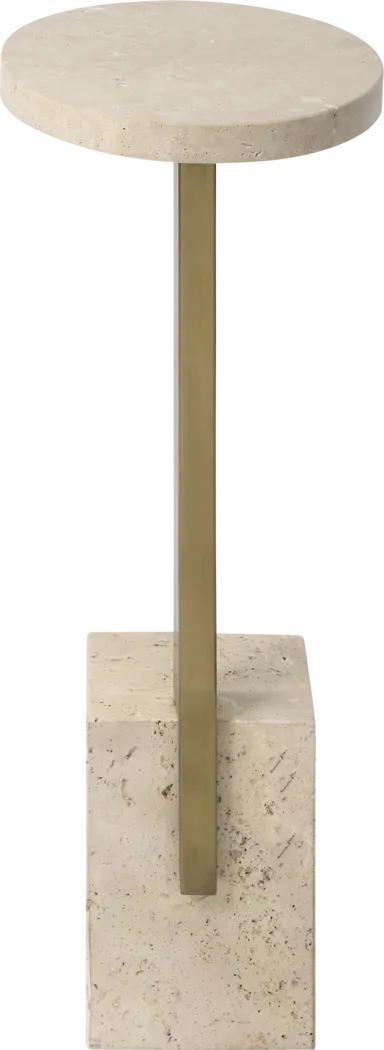 Terim Beige Accent Table - Thumbnail - Image 5
