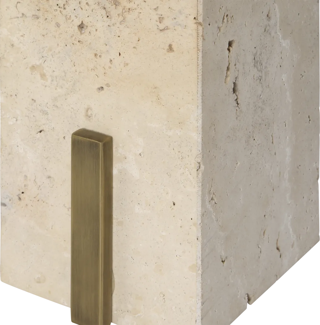 Terim Beige Accent Table - Thumbnail - Image 9