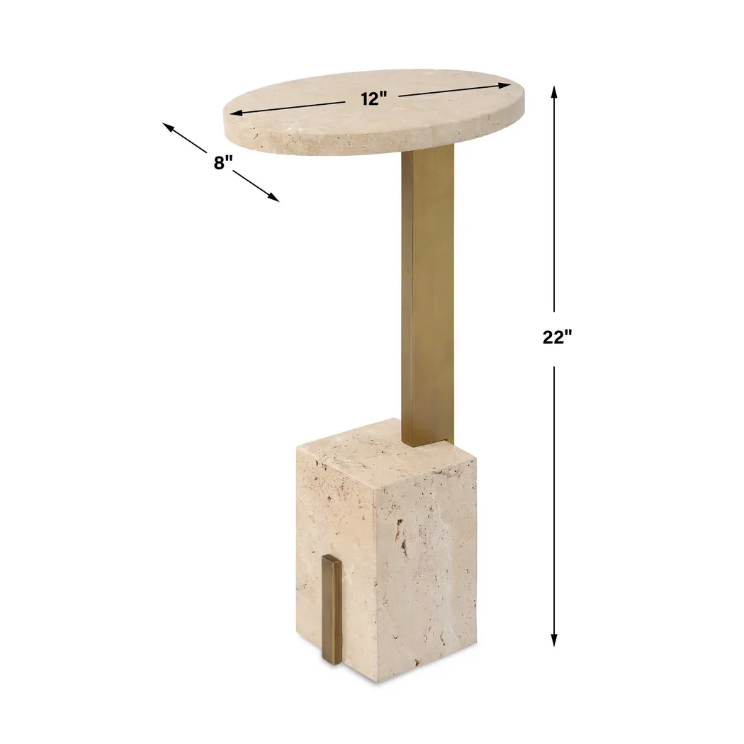 Terim Beige Accent Table - Thumbnail - Image 10