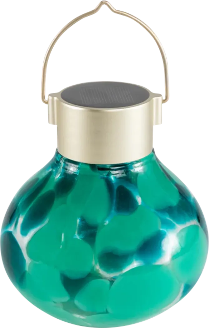 Terna Green Outdoor Solar Lantern - Thumbnail - Image 1