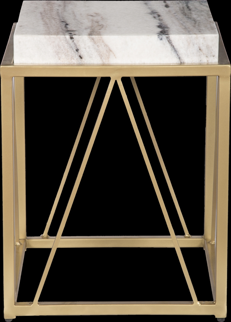 Ternian Gold Accent Table - Thumbnail - Image 2