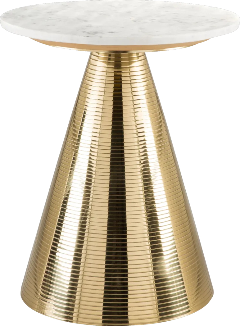 Terrel Gold Accent Table - Thumbnail - Image 1