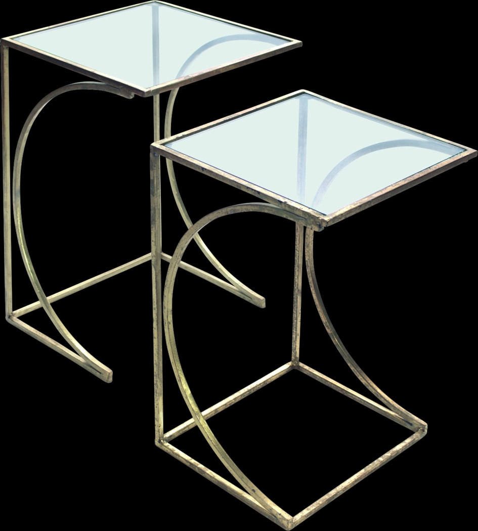 Terrybrook Silver Set of 2 Nesting Tables - Thumbnail - Image 1
