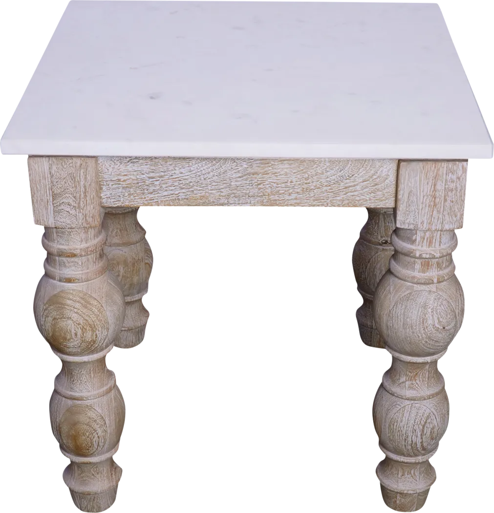 Tersari White Accent Table - Thumbnail - Image 3