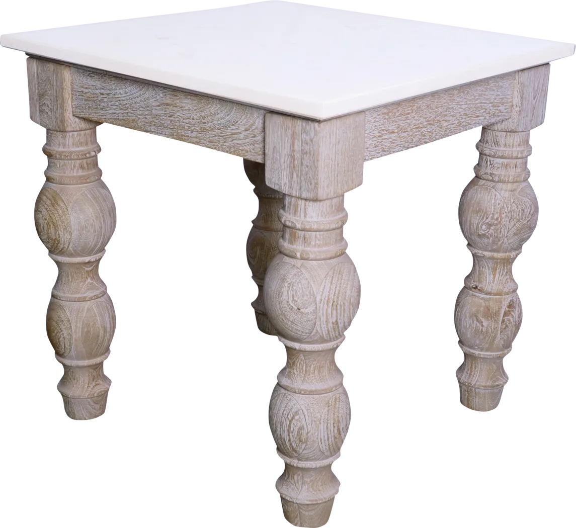 Tersari White Accent Table - Thumbnail - Image 5
