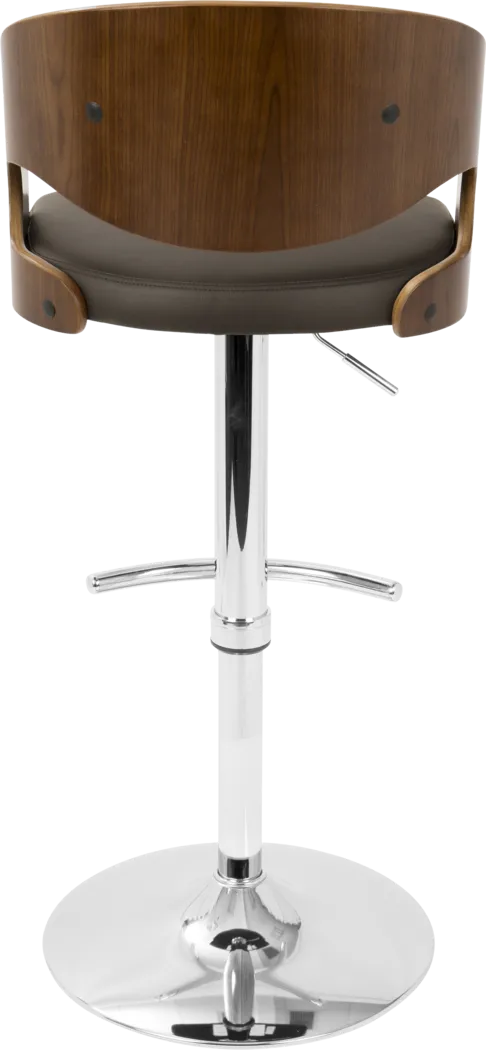 Tescord Brown Adjustable Barstool, Set of 2 - Thumbnail - Image 9