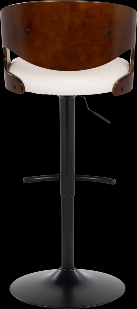 Tescord III White Adjustable Barstool, Set of 2 - Thumbnail - Image 7