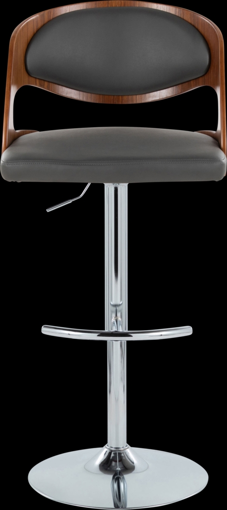 Tescord IV Gray Adjustable Barstool, Set of 2 - Thumbnail - Image 8