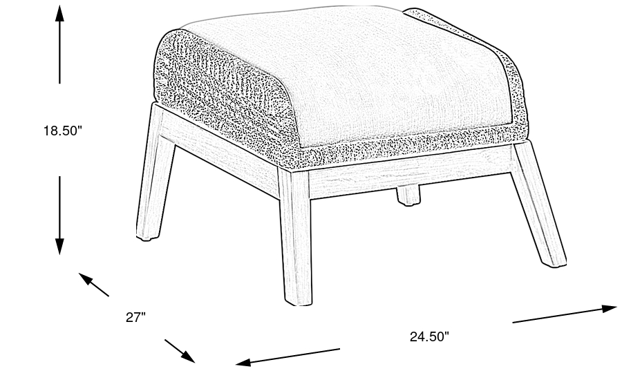 Dimension Image. Please refer to the Dimension Tab on this page for dimension details.