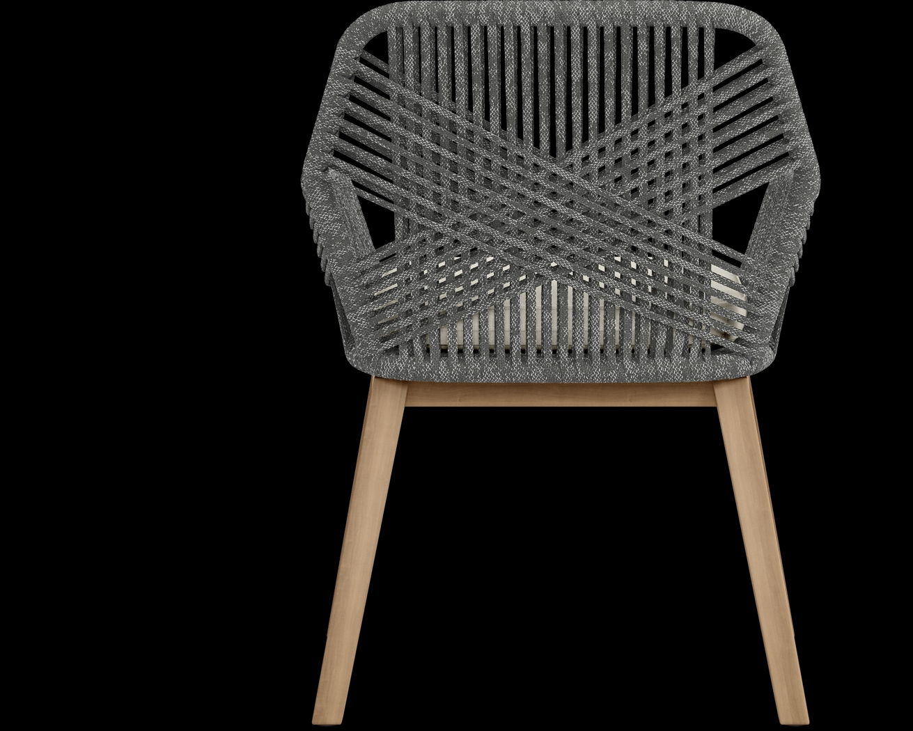 Tessere Gray Outdoor Arm Chair - Thumbnail - Image 4