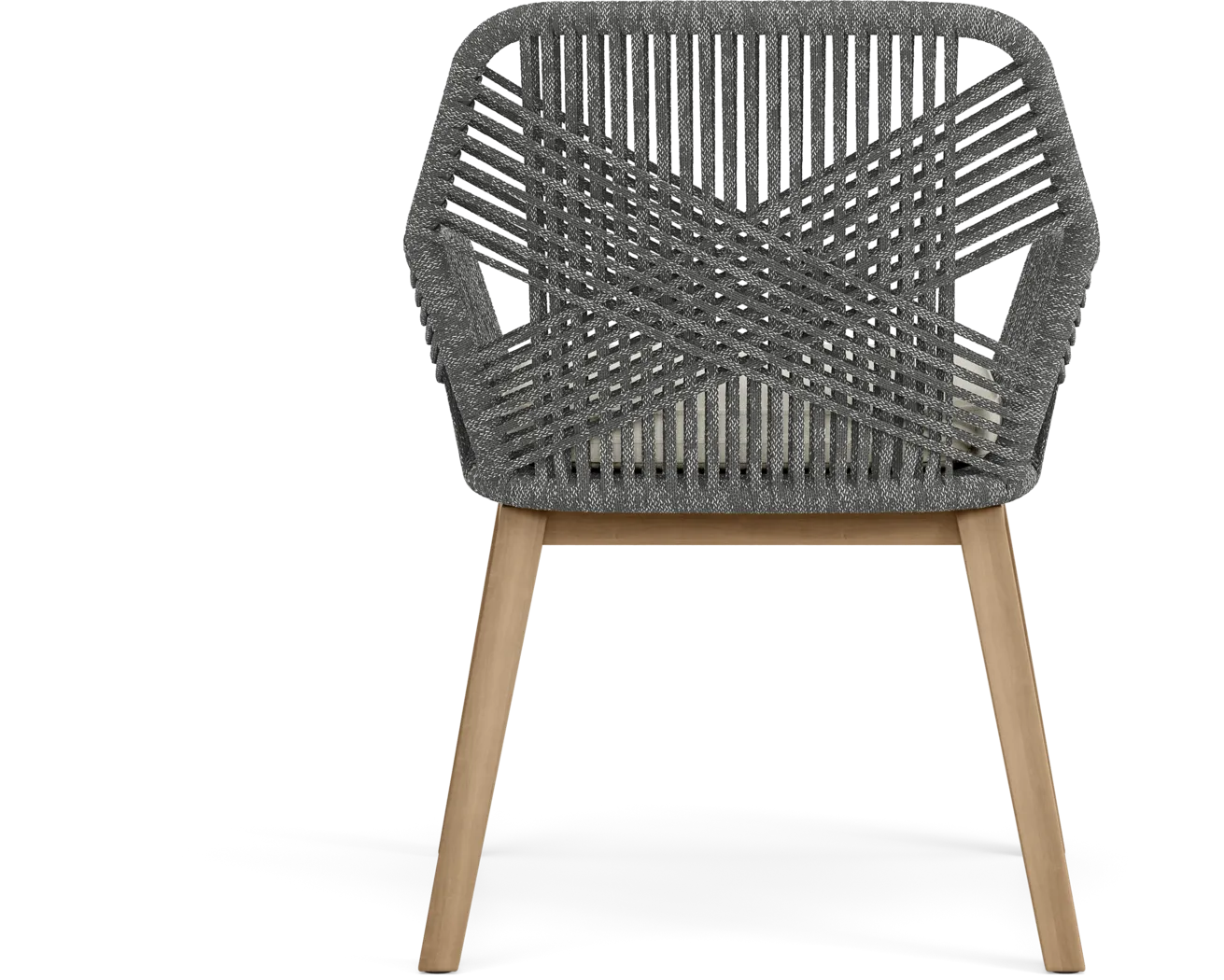 Tessere Natural 7 Pc Outdoor Dining Set with Gray Arm Chairs - Thumbnail - Image 10