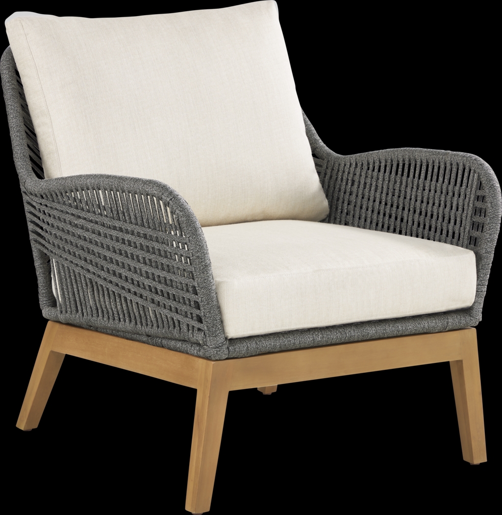 Tessere Gray 6 Pc Outdoor Chat Set - Thumbnail - Image 2