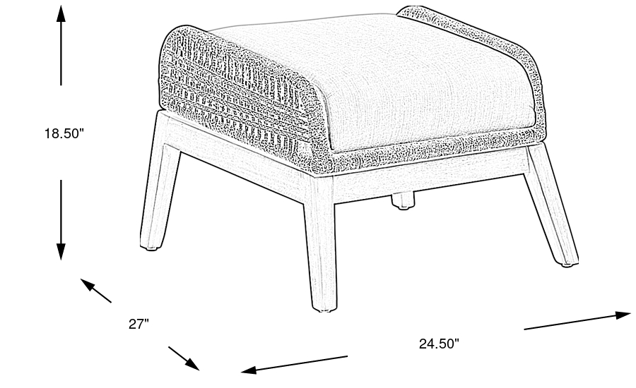 Dimension Image. Please refer to the Dimension Tab on this page for dimension details.