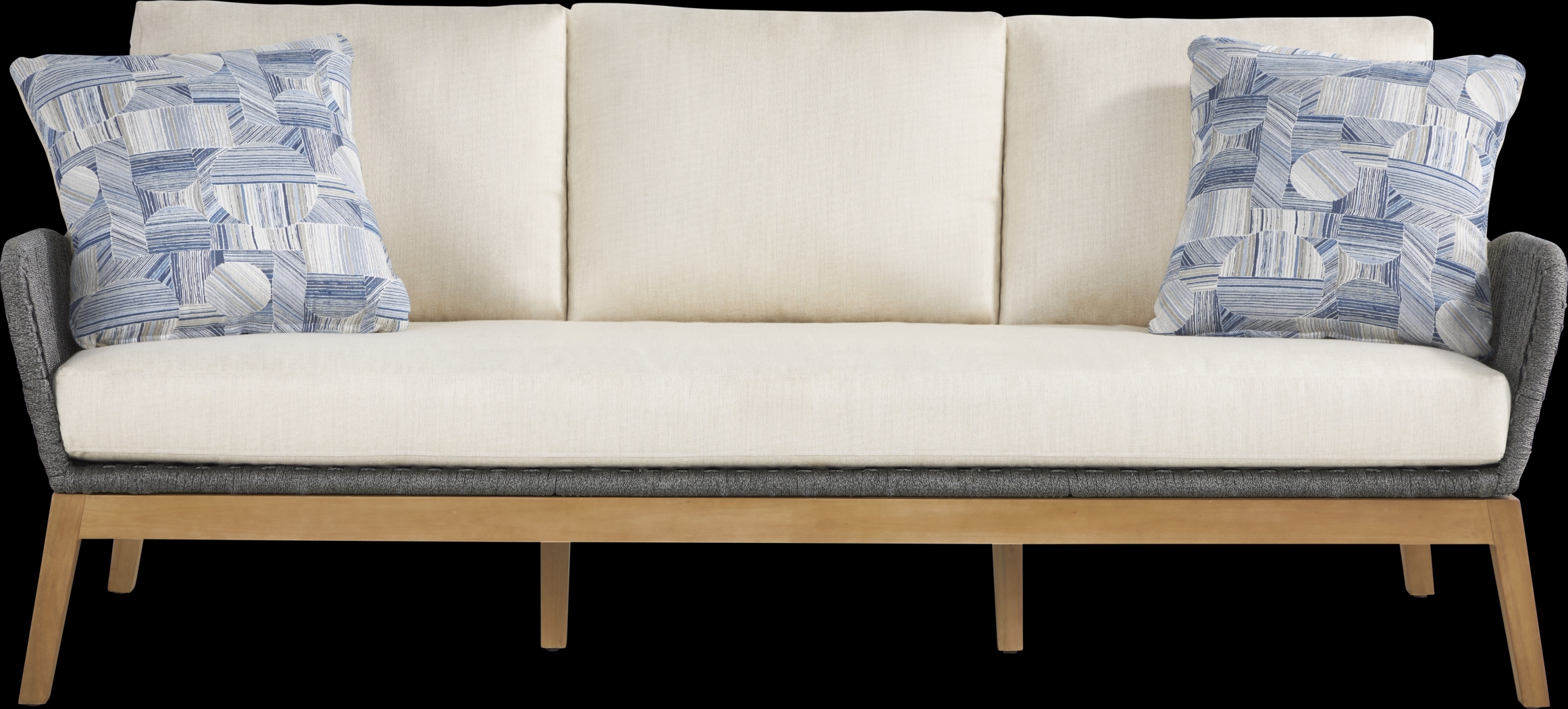 Tessere Gray Outdoor Sofa - Thumbnail - Image 1