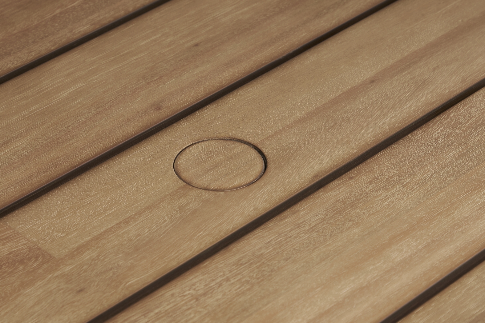 Tessere Natural 7 Pc Outdoor Dining Set with Blue Arm Chairs - Thumbnail - Image 5