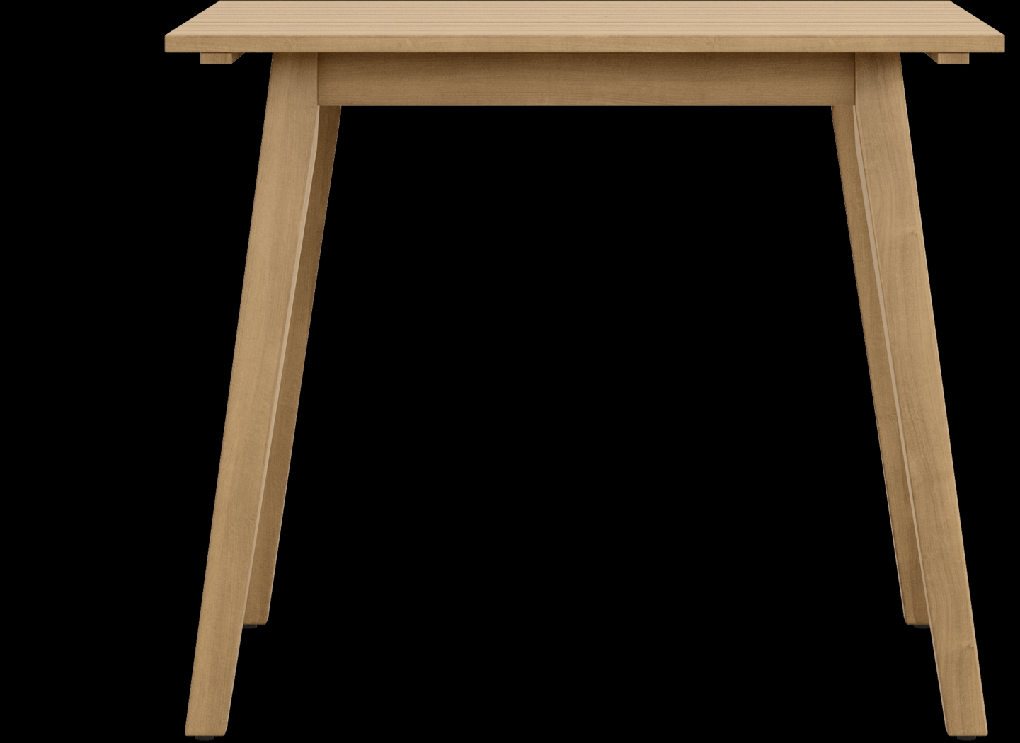 Tessere Natural 5 Pc Square Outdoor Dining Set with Blue Arm Chairs - Thumbnail - Image 3